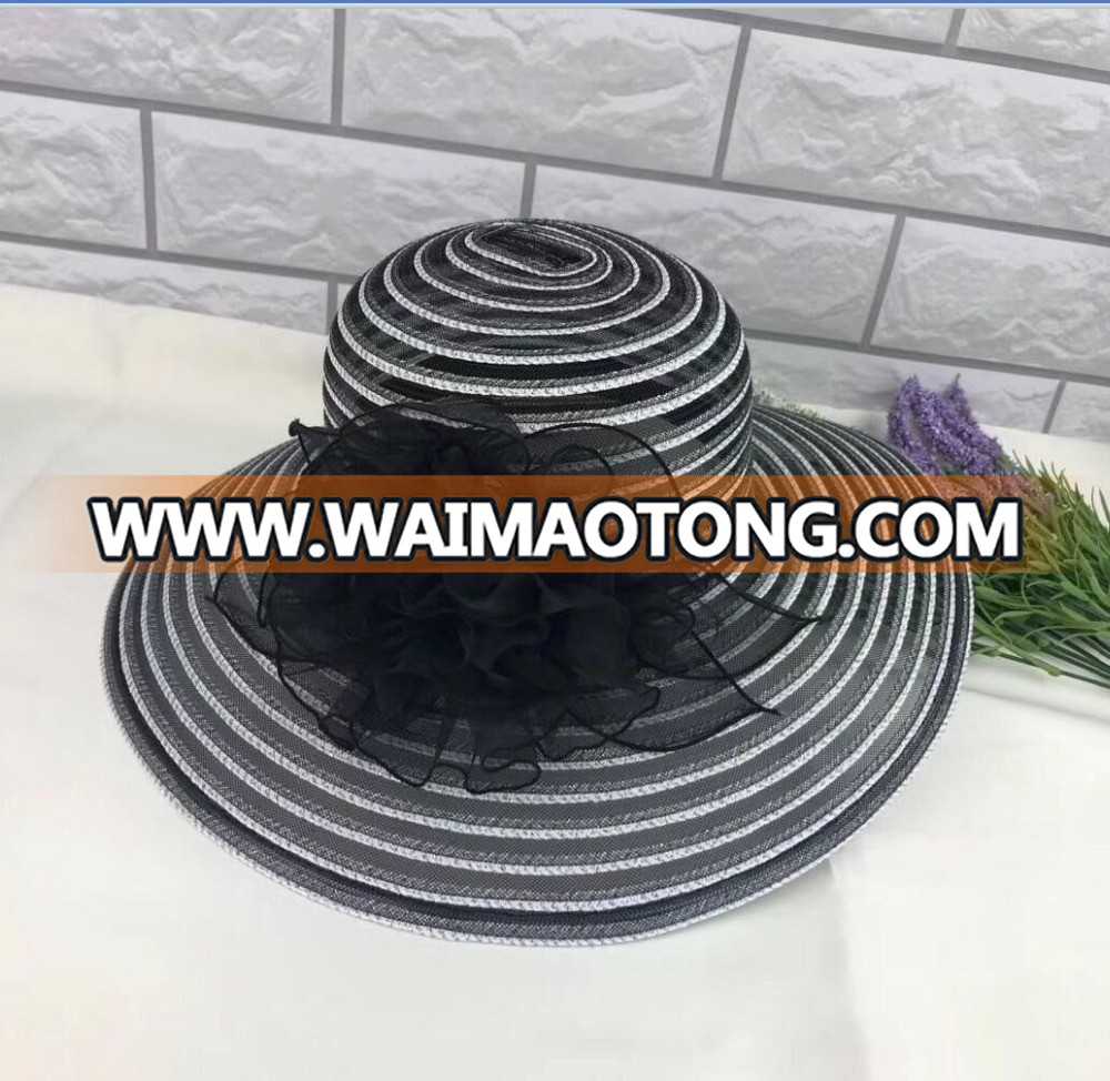 ABPF 2018 New Design Horsehair Sew Satin Lined Church Hats